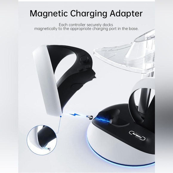Controller Charging⚡️Station for PSVR2 Sense Controller w Ambient Light💡 - Picture 6 of 11